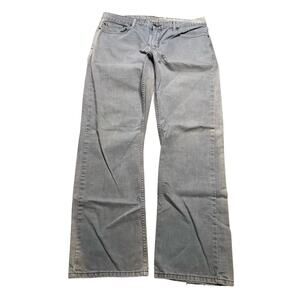 Vintage Y2K Levi’s 514 Slim Straight Jeans Gray Denim 36x30 loose baggy distress